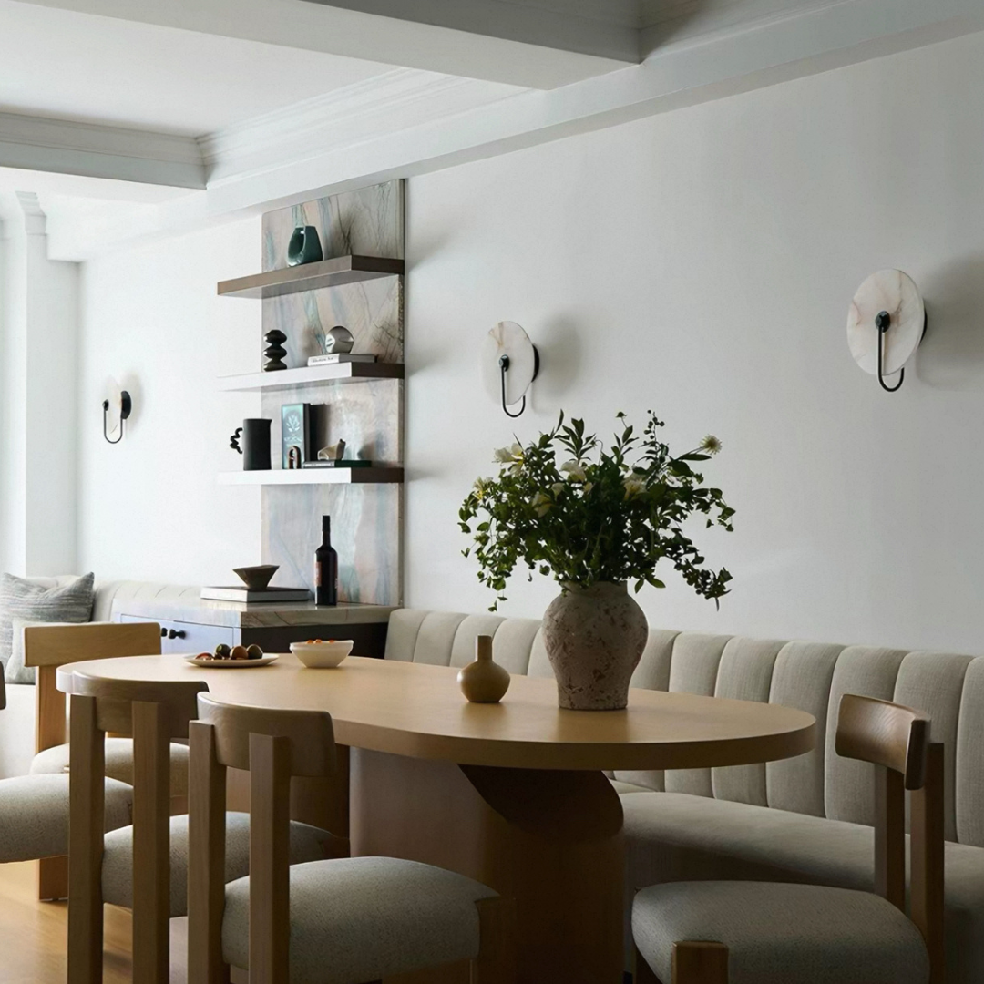 Áurea Natural Stone Wall Light