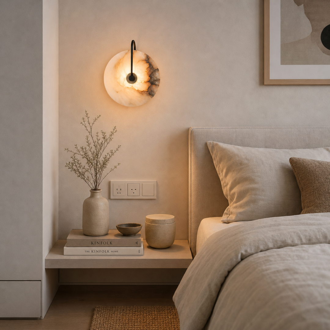 Áurea Natural Stone Wall Light